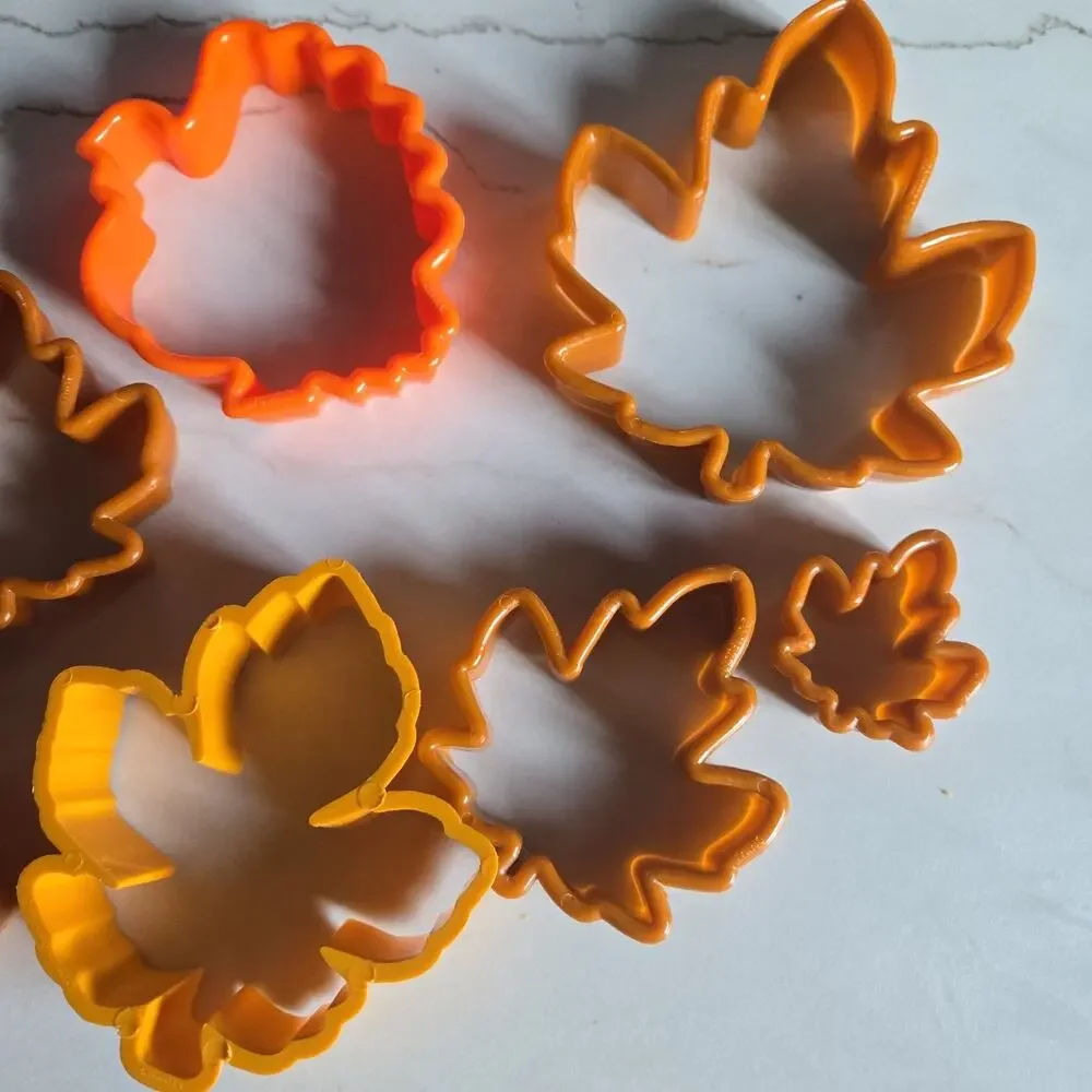 Fall themed cookie cutters plastic 9